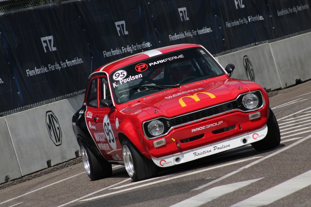 Kristian Poulsen i Ford Escort BDA
(Foto: Motorsporten.dk)
